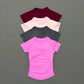 HISTELLO Sports Short Sleeve Top Women Gym Yoga Top Workout Clothes Sports T Shirt Fitness Activewear Running Tight Tops