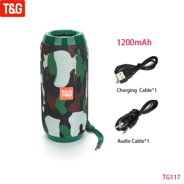 Portable Bluetooth Speaker FM Radio Subwoofer Sound Box