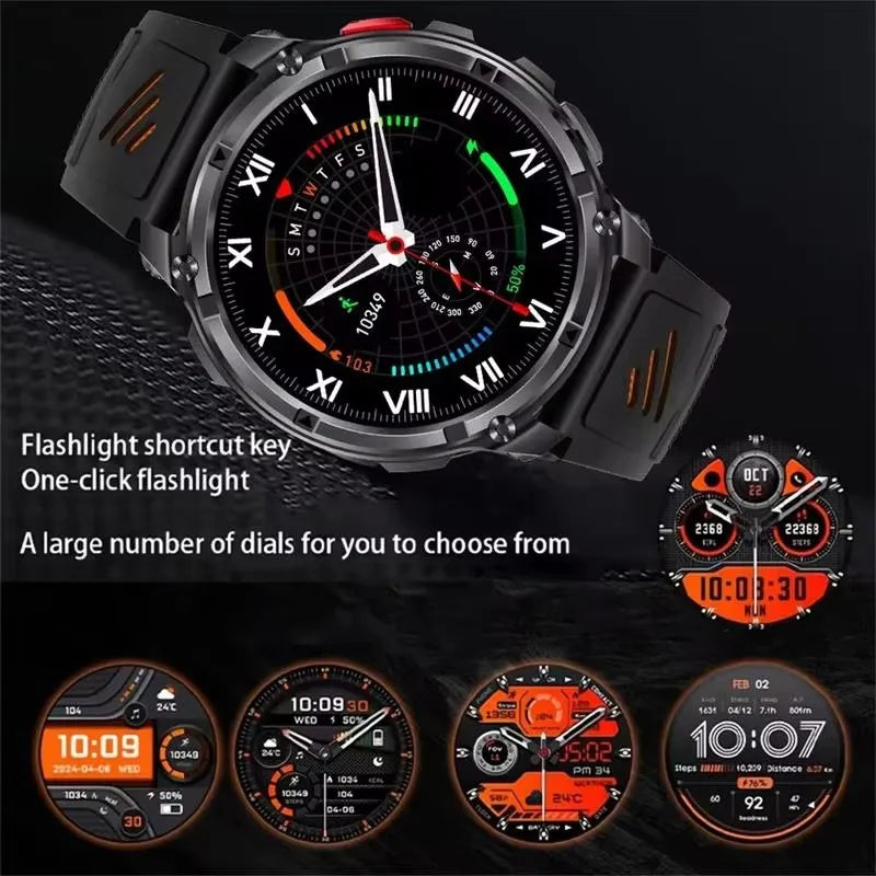 T-Rex3 Pro GPS Military Sports Smartwatch Men