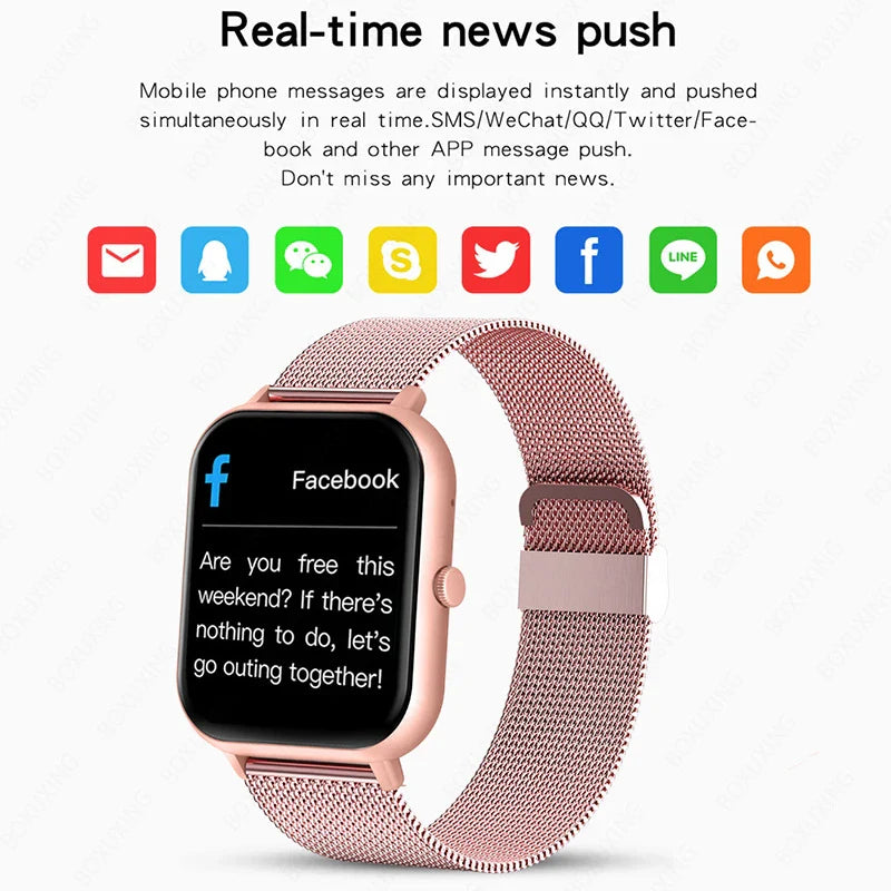 Smart Watch Bluetooth Call Fitness Tracker