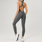 Women Stylish Functional Fitness Jumpsuit Activewear Outfit