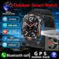 2026 New LED flashlight Military Smart Watch Men IP68 GPS Outdoor Sports Fitness Tracker Health Monitor 2.01" BT Call Smartwatch