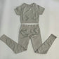 2 Piece Fitness Yoga Outfit Women Activewear Set