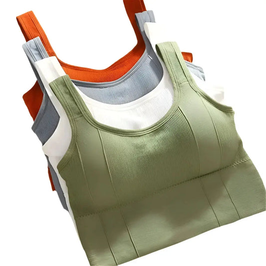 Women Breathable Anti Sweat Fitness Sports Bra