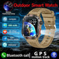 Military GPS Smartwatch Men Waterproof Outdoor Sports Tracker