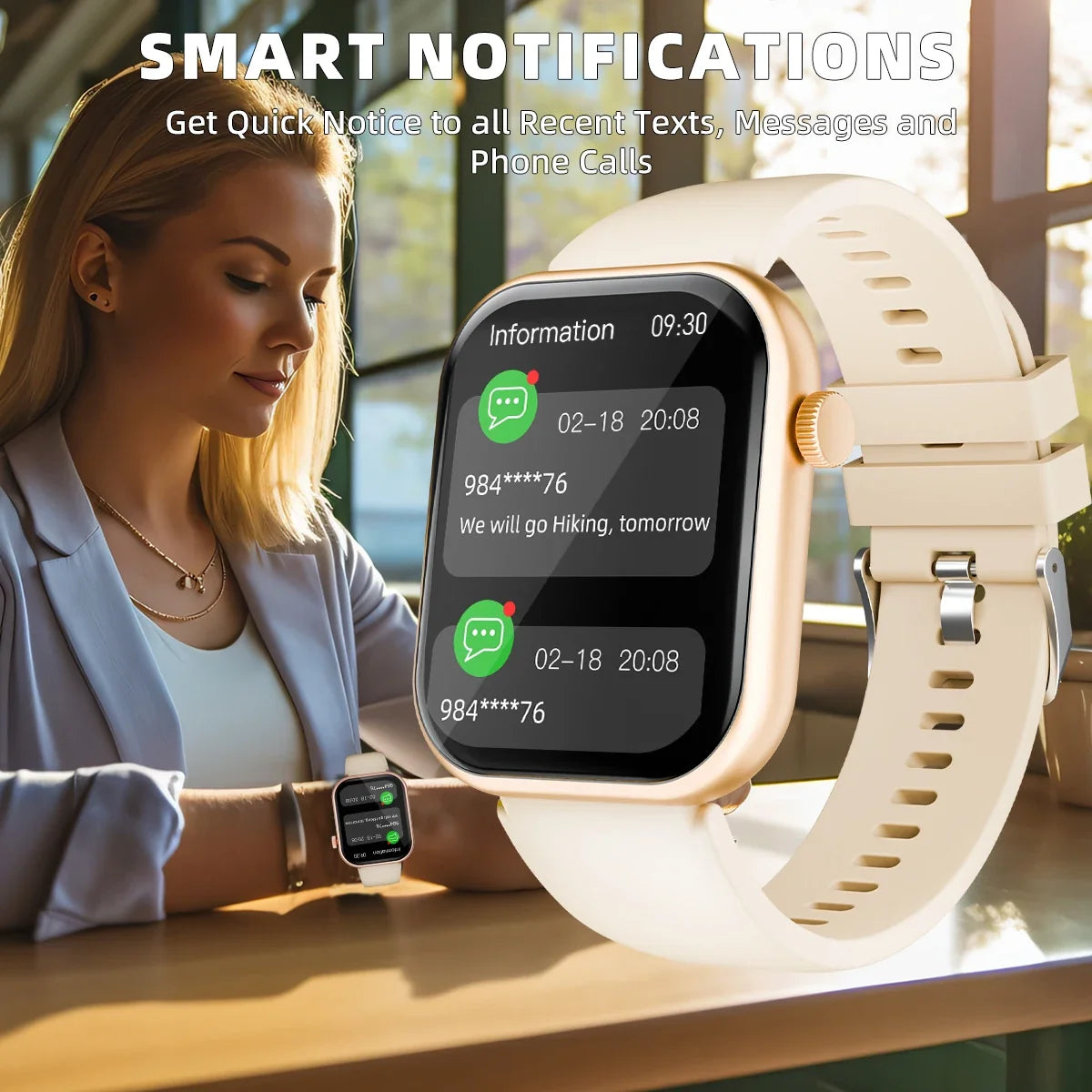 DESERTCAT Smart Watch Men and Women