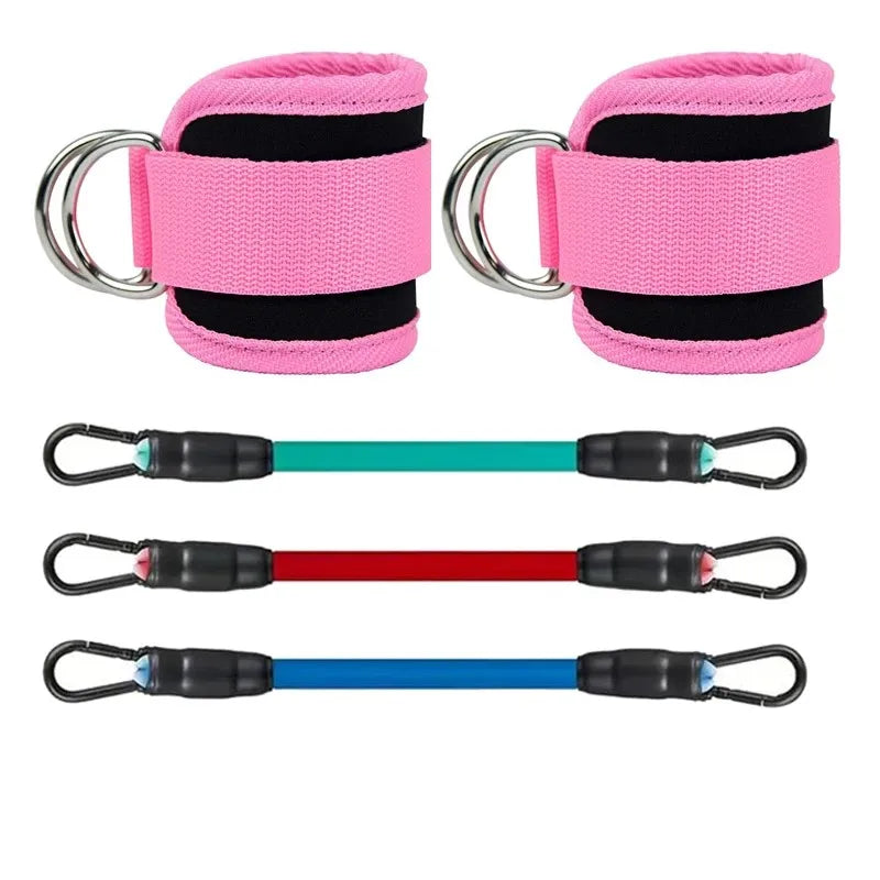 Ankle Resistance Bands Set Fitness Workout Equipment