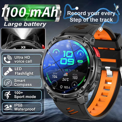 T-Rex3 Pro GPS Military Sports Smartwatch Men