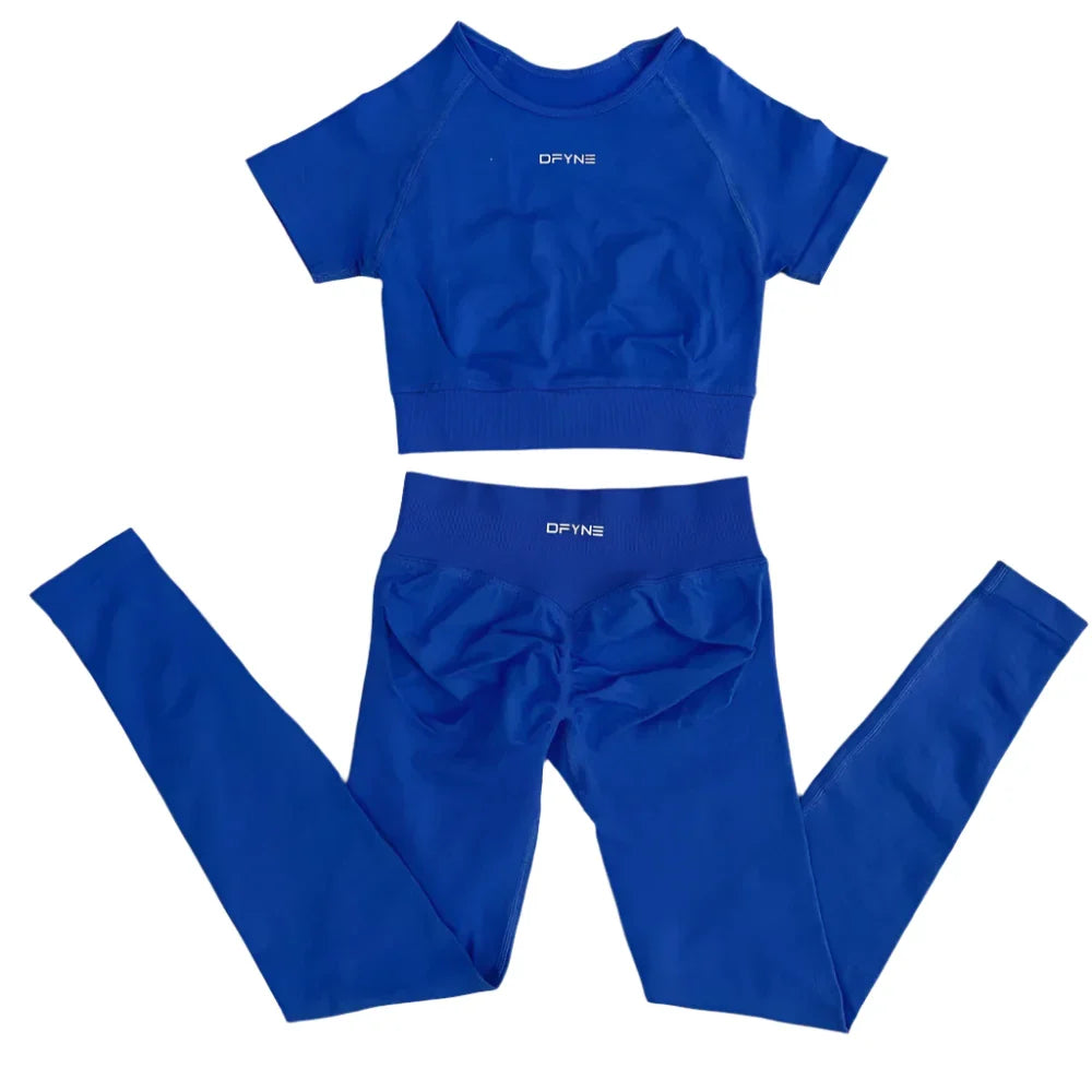2 Piece Fitness Yoga Outfit Women Activewear Set
