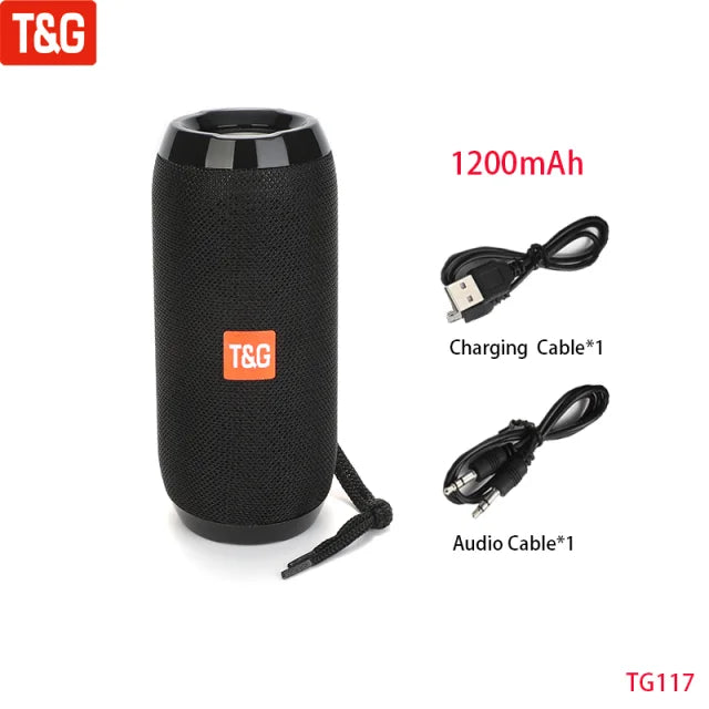Portable Bluetooth Speaker FM Radio Subwoofer Sound Box