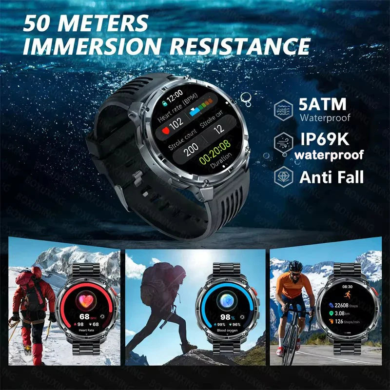 T-Rex3 Pro GPS Military Sports Smartwatch Men