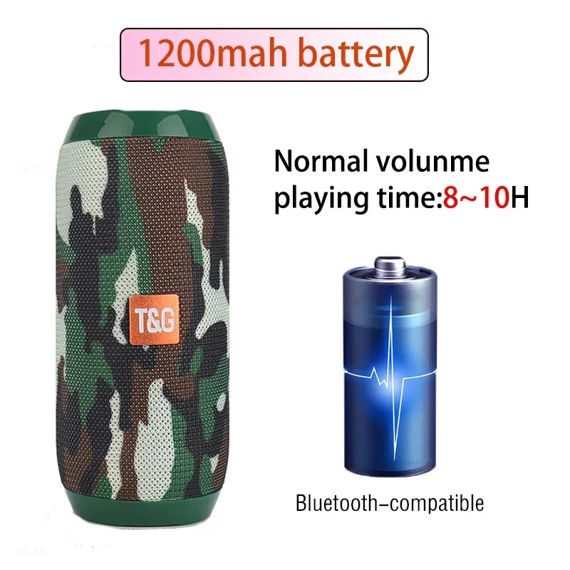 Portable Bluetooth Speaker FM Radio Subwoofer Sound Box