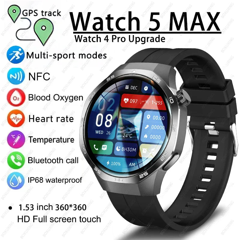 Watch 5 MAX GPS Bluetooth Smartwatch
