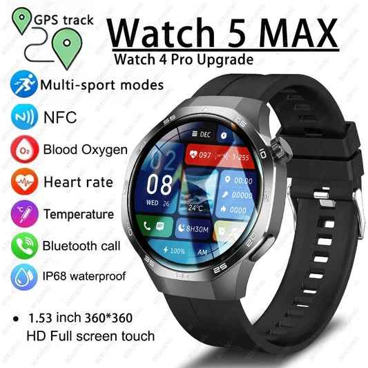 Watch 5 MAX GPS Bluetooth Smartwatch