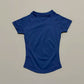 HISTELLO Sports Short Sleeve Top Women Gym Yoga Top Workout Clothes Sports T Shirt Fitness Activewear Running Tight Tops