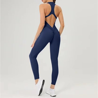 Women Stylish Functional Fitness Jumpsuit Activewear Outfit