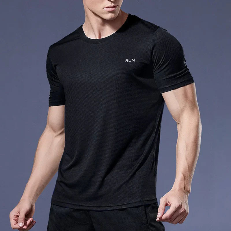 Men's Performance Running Tee Athletic Workout Shirt