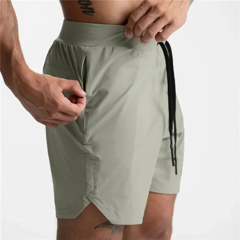 Men's Quick Dry Performance Shorts Zipper Pocket
