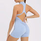 Women Stylish Functional Fitness Jumpsuit Activewear Outfit