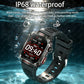 2026 New LED flashlight Military Smart Watch Men IP68 GPS Outdoor Sports Fitness Tracker Health Monitor 2.01" BT Call Smartwatch