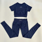 2 Piece Fitness Yoga Outfit Women Activewear Set