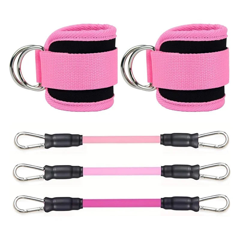 Ankle Resistance Bands Set Fitness Workout Equipment