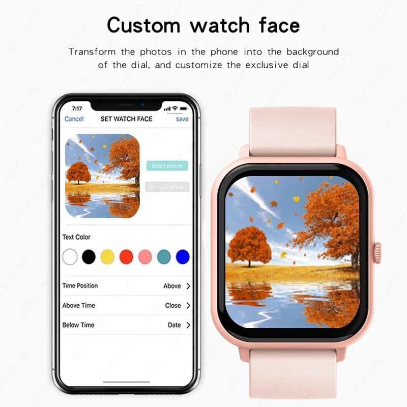 Smart Watch Bluetooth Call Fitness Tracker