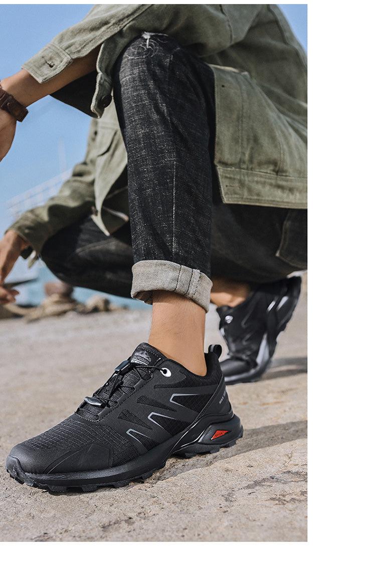 Men's Waterproof Trail Running Hiking Sneakers Non Slip