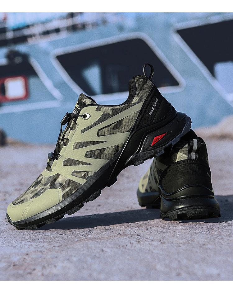 Men's Waterproof Trail Running Hiking Sneakers Non Slip