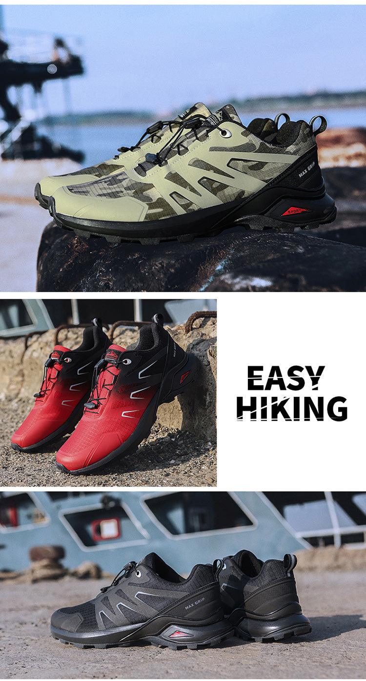 Men's Waterproof Trail Running Hiking Sneakers Non Slip
