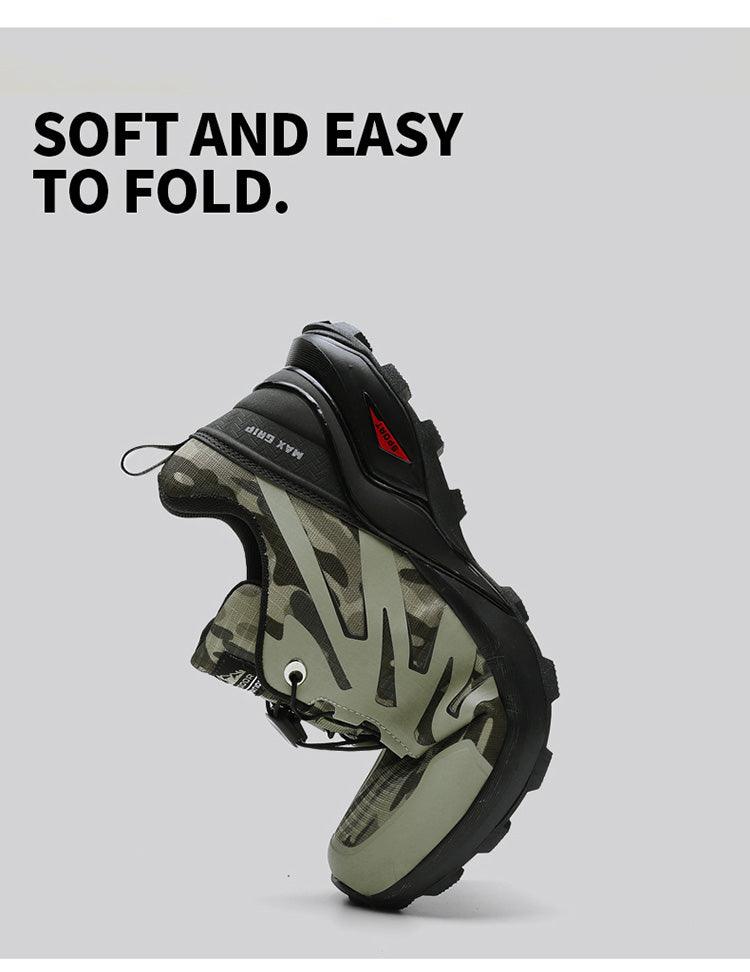 Men's Waterproof Trail Running Hiking Sneakers Non Slip