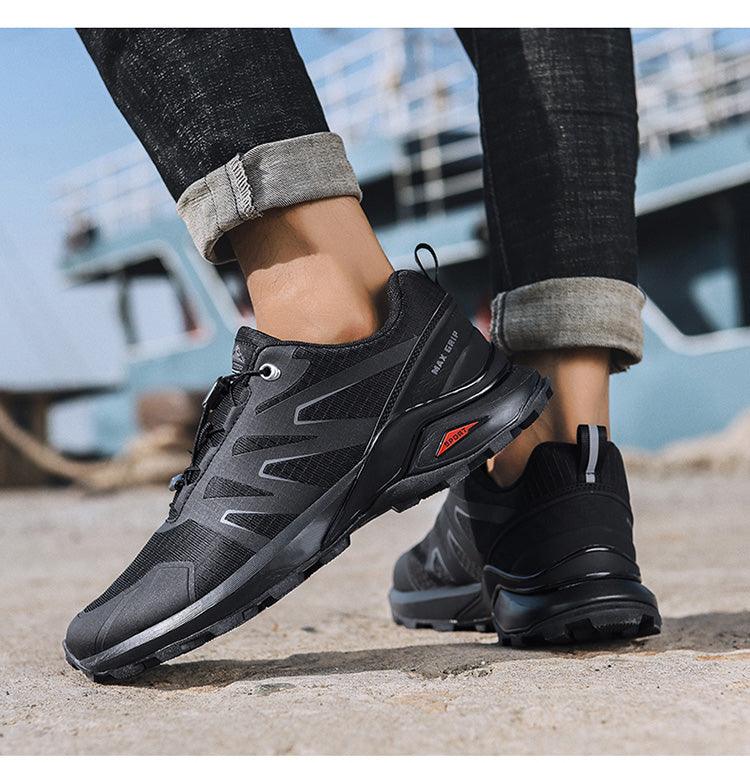 Men's Waterproof Trail Running Hiking Sneakers Non Slip