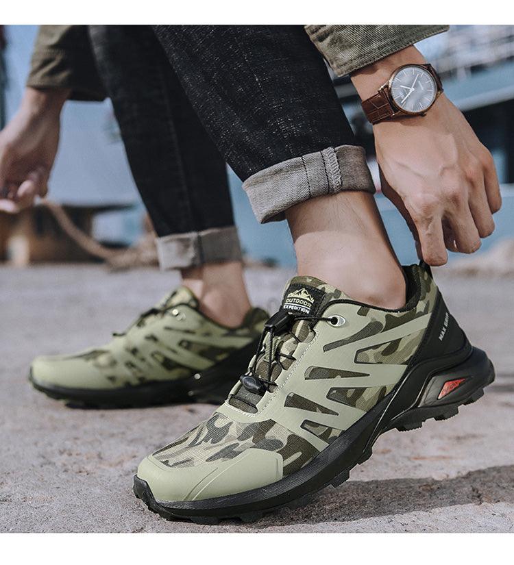 Men's Waterproof Trail Running Hiking Sneakers Non Slip