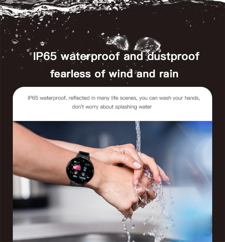 Heart Rate Fitness Tracker Waterproof Touch Screen Smartwatch